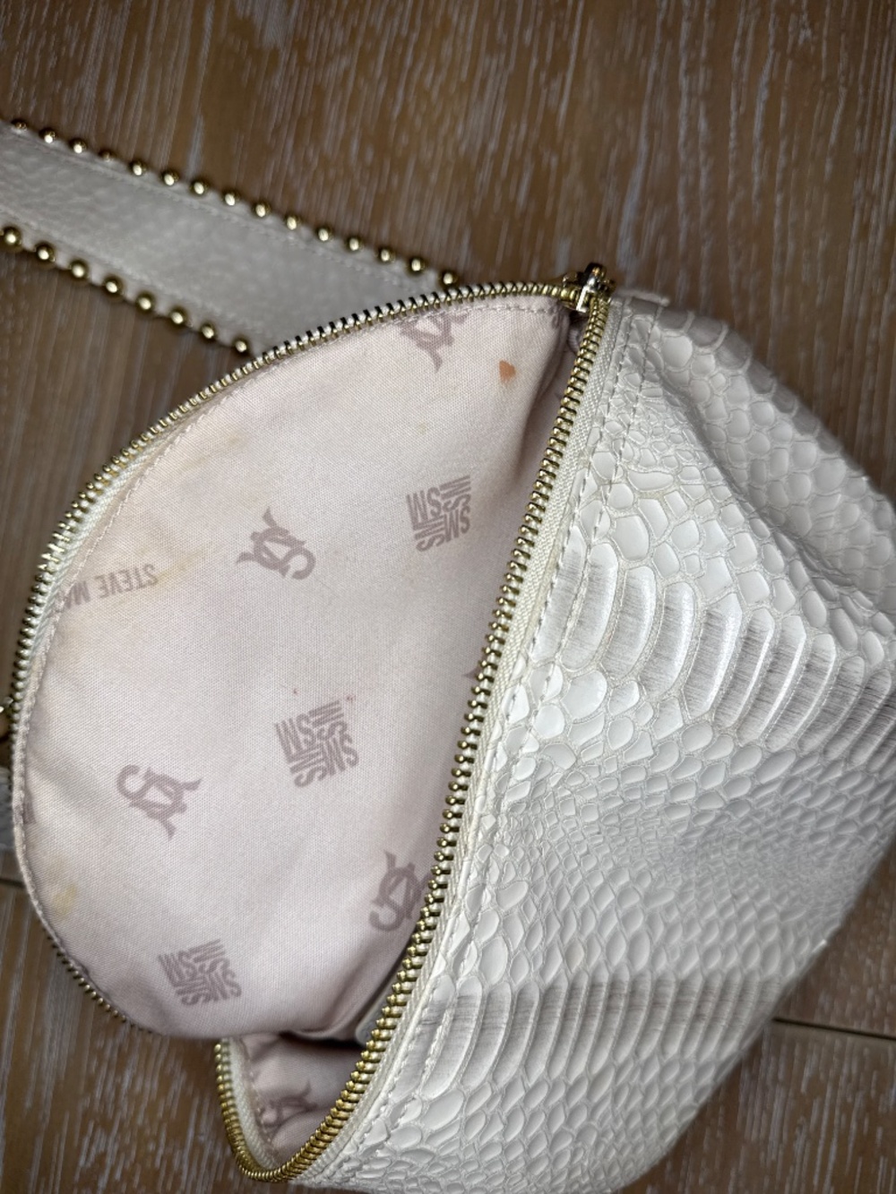Steve Madden BIDA Nude Belt Bag, Shoulder Bag chain Strap - Picture 10 of 16